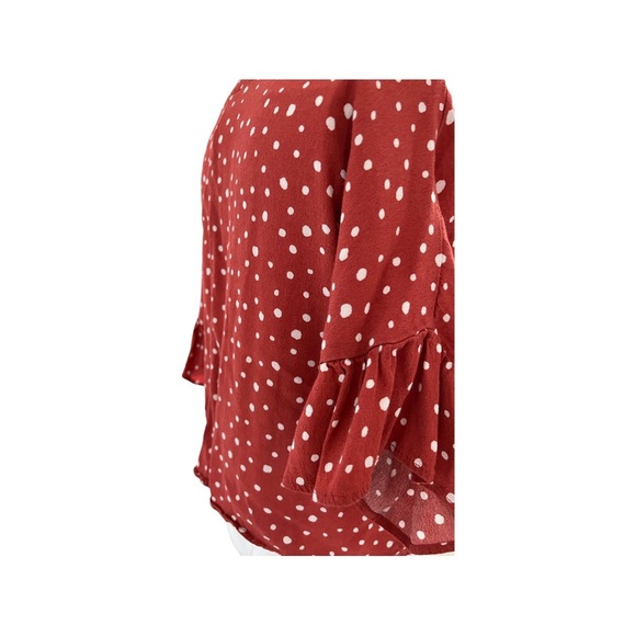 Mustard seed Shirt Dots ties up in front medium - Picture 4 of 6